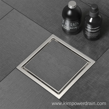 square bathroom anti odor floor drain